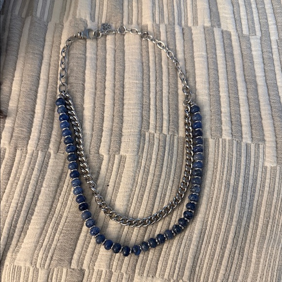 Kendra Scott Jewelry - Kendra Scott Silver and Blue Necklace